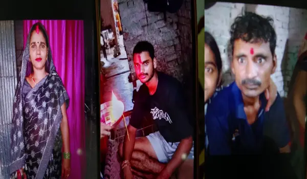 सुल्तानपुर में स्कूल बस की टक्कर, बाइक सवार माता-पिता और बेटे की मौत